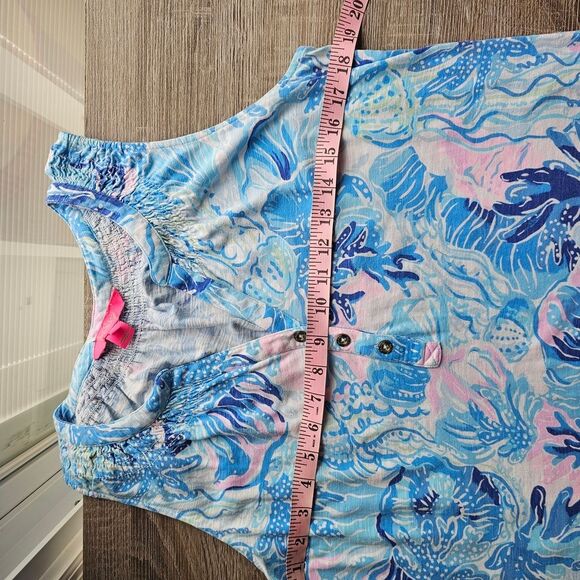 Lilly Pulitzer Essie Knit Dress Shade Seekers Size L Made in India - Picture 7 of 7